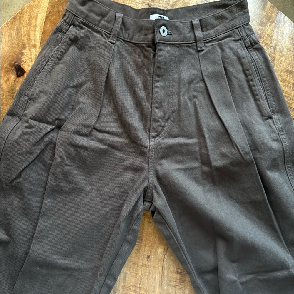 Uniqlo Women’s 100% Cotton Brown Pants